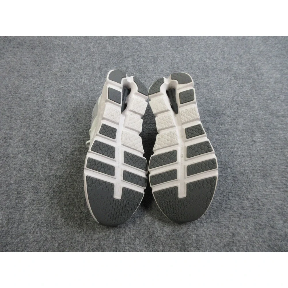 On Cloudrunner Shoes Womens 9.5 White Gray CloudTec Swiss Engineering Running